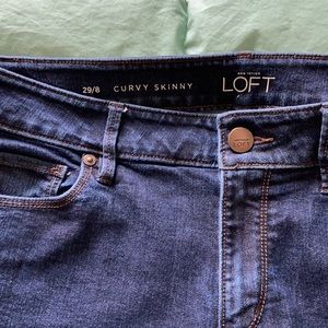 Loft Curvy Skinny Jeans